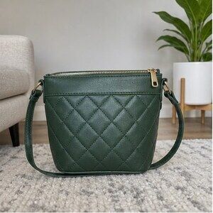 Forest Quilted Crossbody Bag